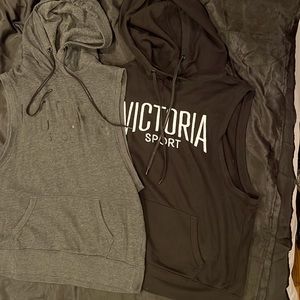Victoria’s Secret sport black and gray sweater